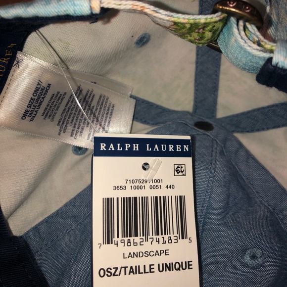 New Polo Ralph Lauren Hat Floral Island Pattern - Picture 8 of 8